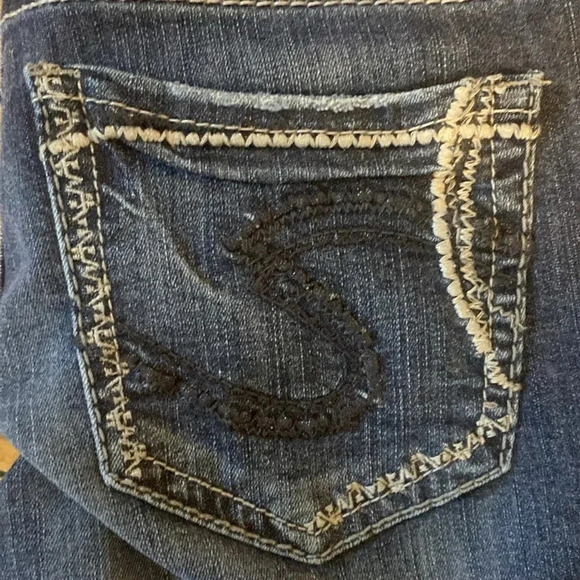 Silver aiko jean capris - Picture 6 of 7